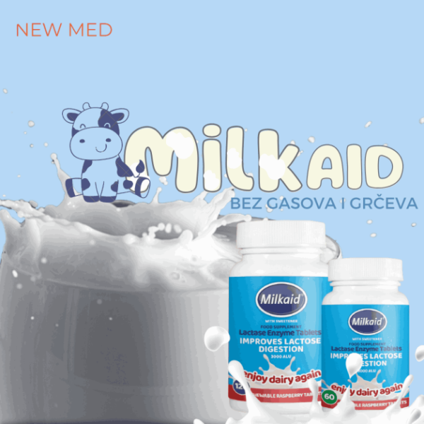 milkaid bez gasova i grčeva