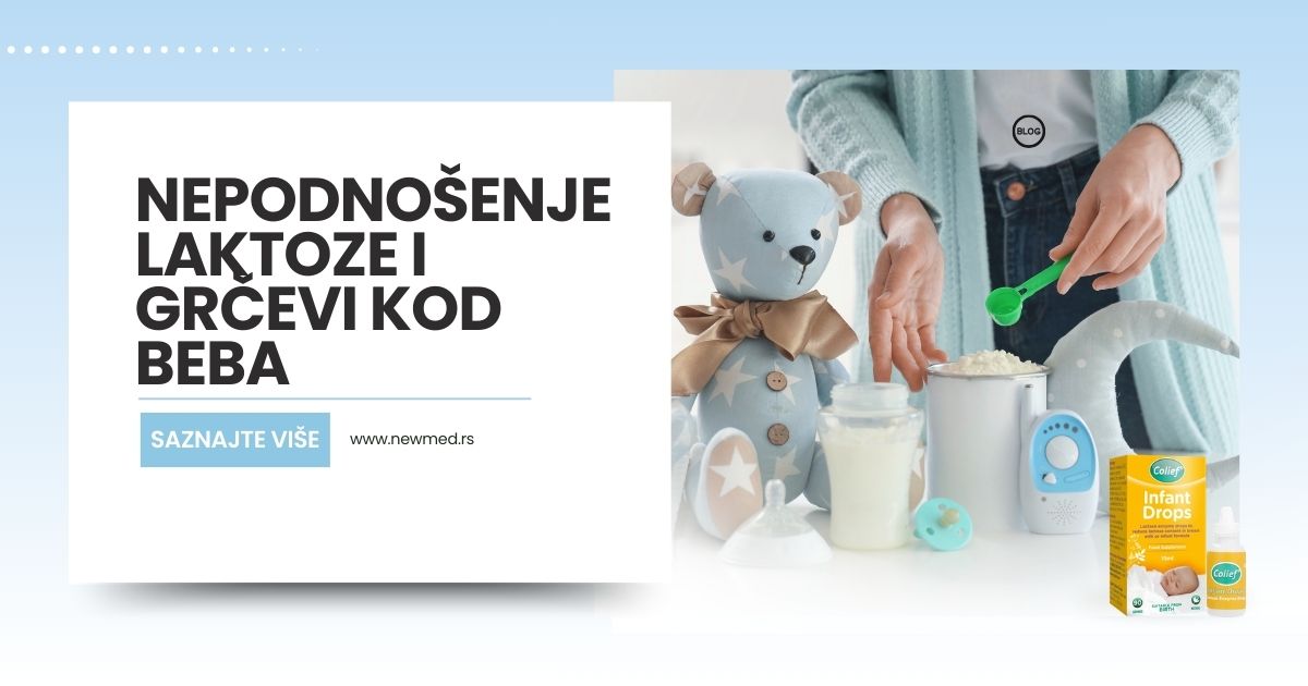 nepodnošenje laktoze i grčevi