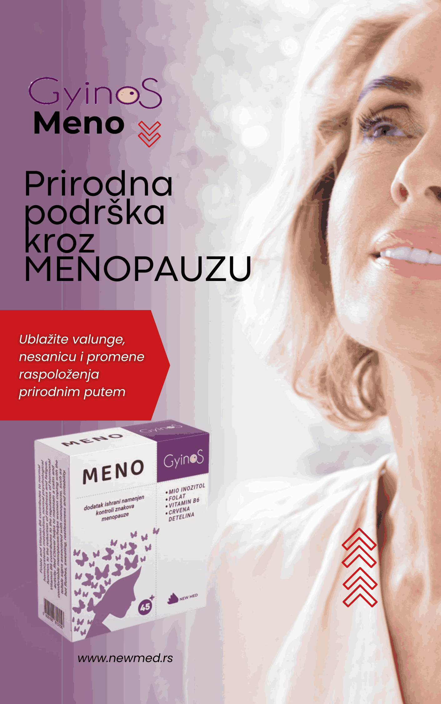 Gyinos Meno-prirodna podrška kroz menopauzu