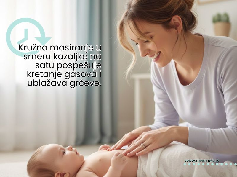 grčevi kod beba- metode umirivanja