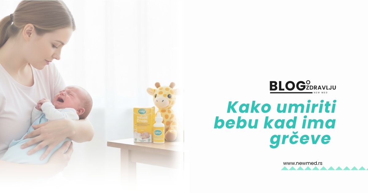 Kako umiriti bebu kad ima grceve