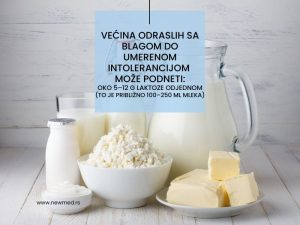 laktozna intolerancija u svakodnevnoj ishrani