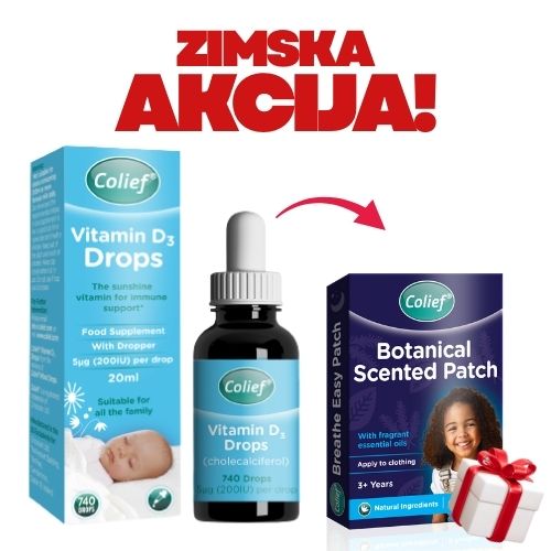 Colief vitamin D3+ Colief stiker