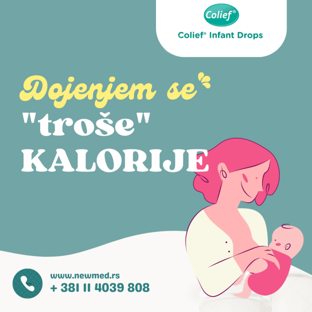 dojenjem se "troše" kalorije