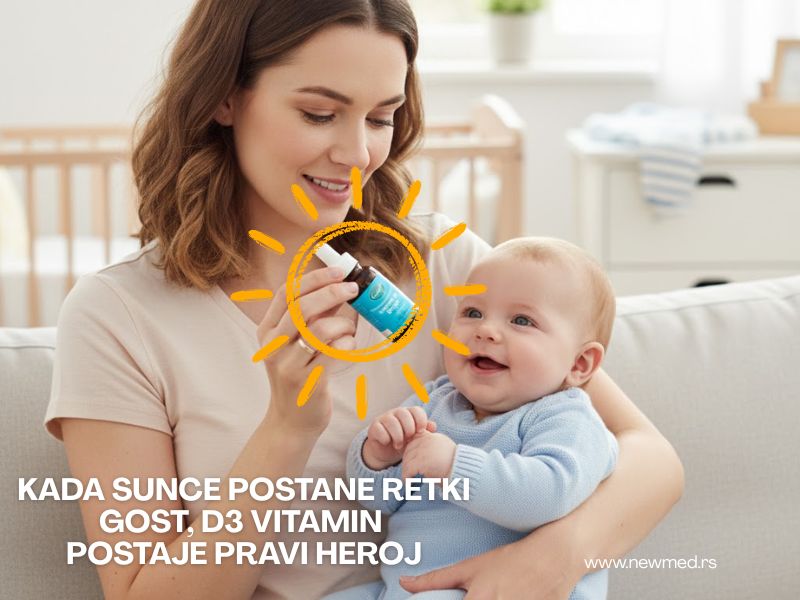 Vitamin D3 kod dece: Zašto je važan i kako obezbediti optimalan unos