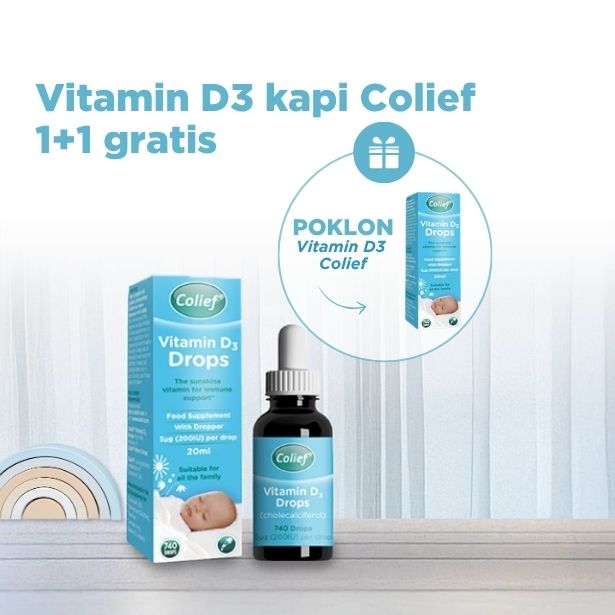 Vitamin D3 kapi Colief 1+1 gratis